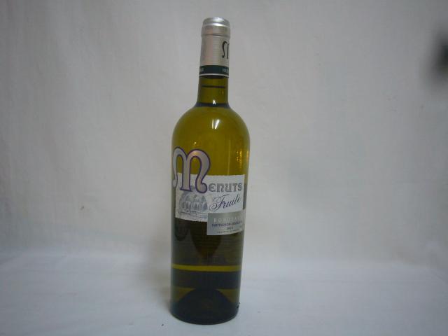 Menuts Bordeaux blanc Fruité
