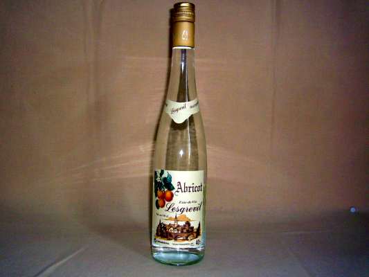 Eau de Vie d'Abricot Lesgrevil 40%