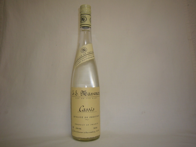 Cassis 43% Eau-de-Vie Massenez